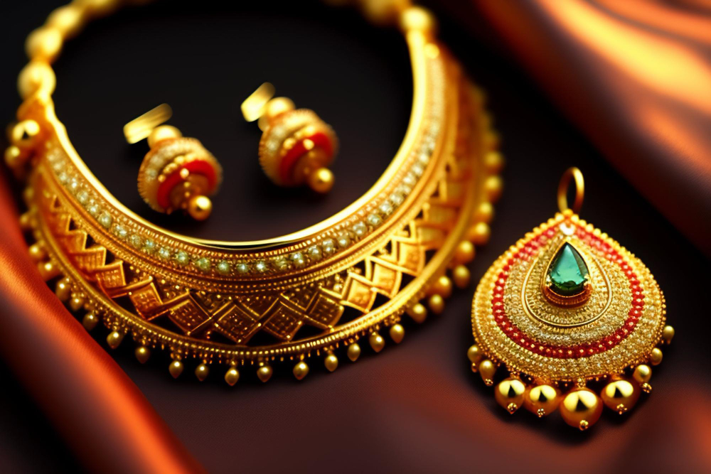 gold-necklaces-earrings-table