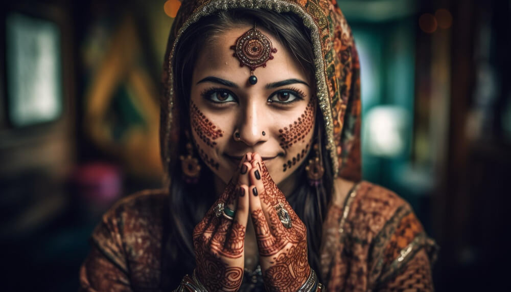 smiling-indian-woman-traditional-clothing-celebrates-hinduism-spirituality-generated-by-ai-1