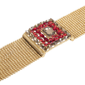 Red gold plated Yellow Gold Alloy Bracelet